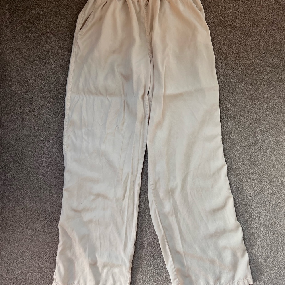 Calvin Klein Cream Ankle Pants